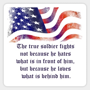 American Patriot. Words of Wisdom Collection Magnet